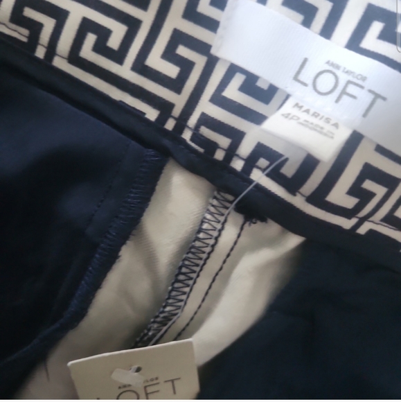 Geographic Graphic Print Slacks Loft - Picture 6 of 7